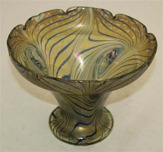 A Loetz iridescent glass vase, c.1910, 15cm